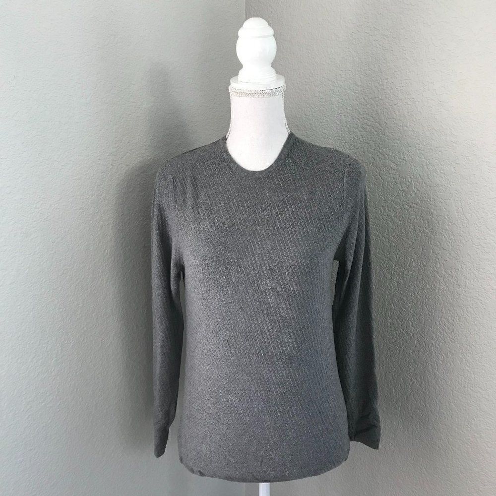 ZARA Women Gray Long Sleeve Sweater